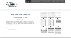 Desktop Screenshot of free-printable-calendars.com
